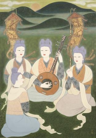 阮咸奏楽の画像