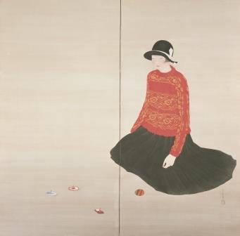 三谷十糸子「独楽」画像