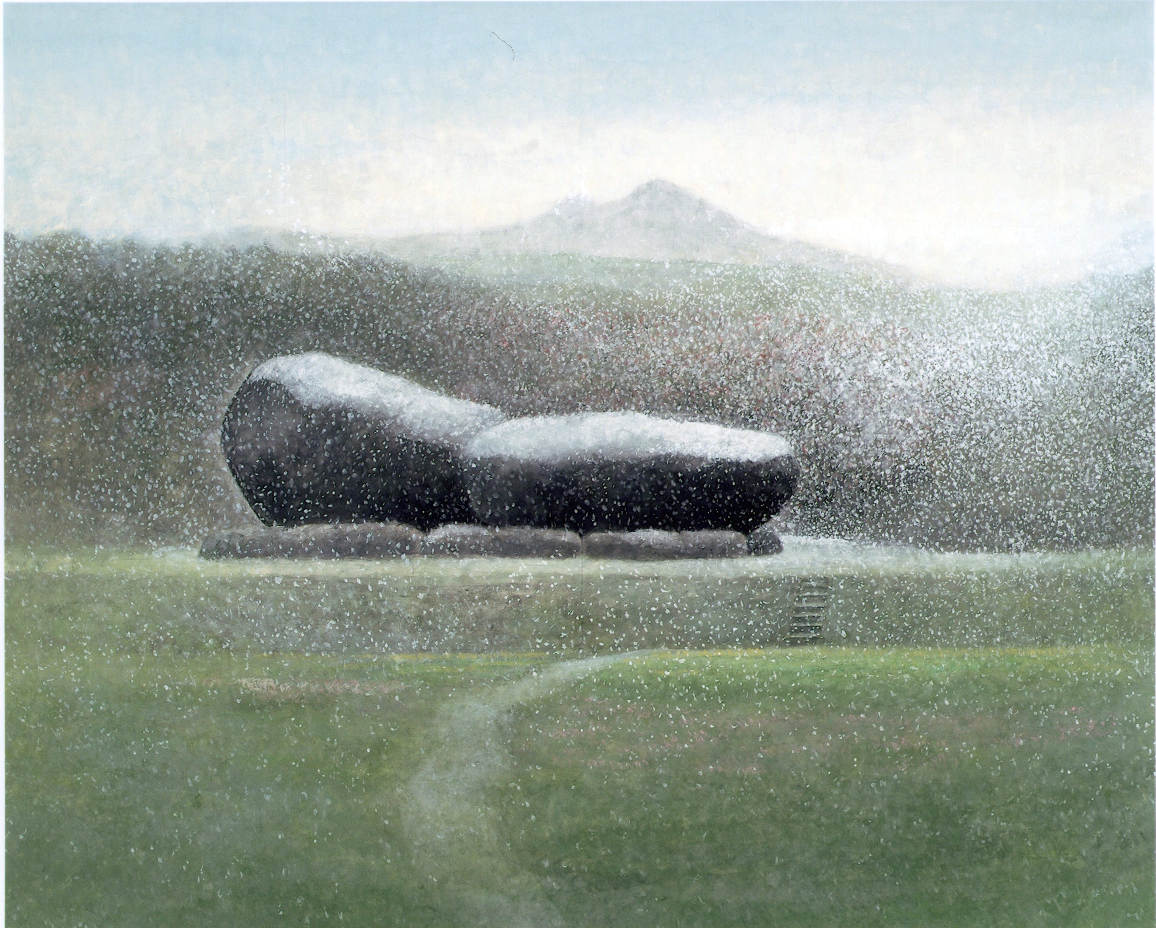 井上稔《飛鳥石舞台》画像