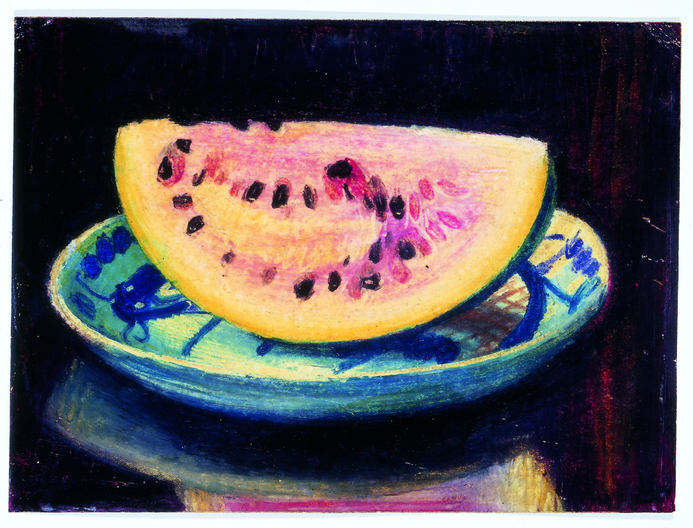 山本鼎《西瓜》画像