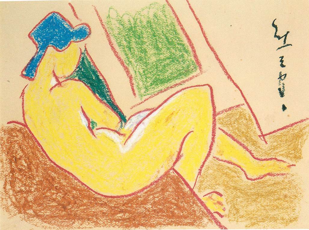 熊谷守一《裸婦》画像