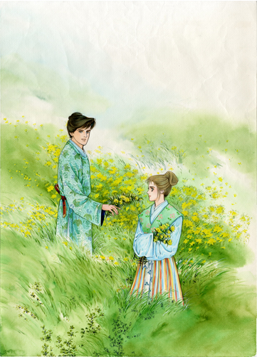 『天上の虹』10巻表紙