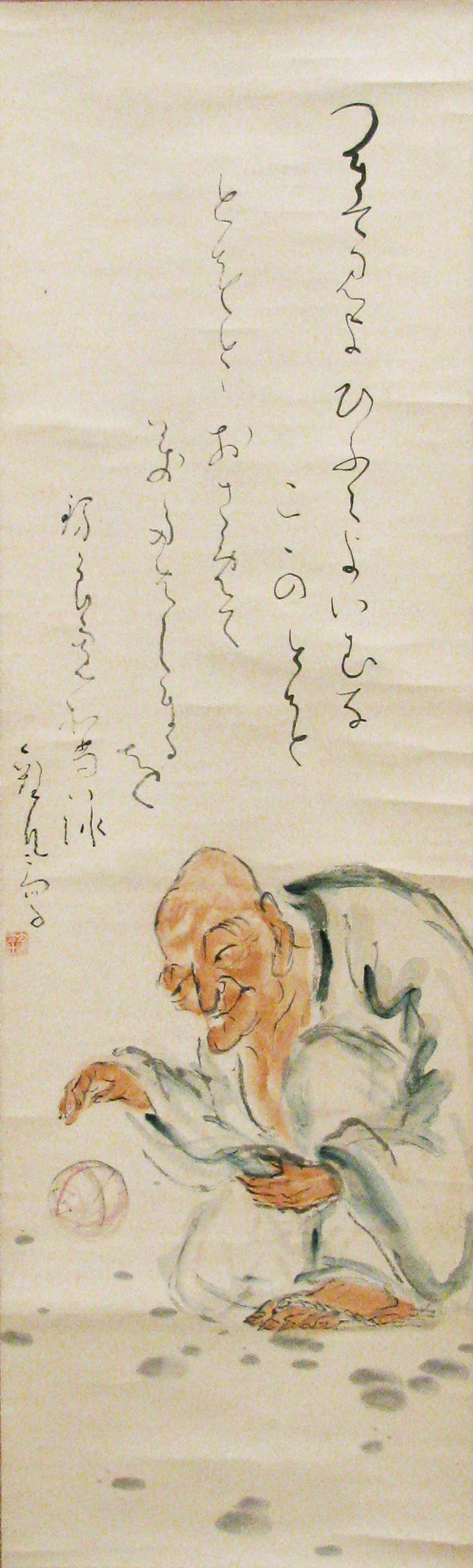 大亦観風《手鞠をつく良寛》の画像