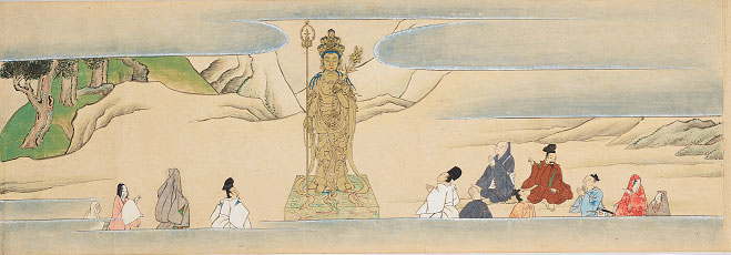 「長谷寺縁起」巻三第九段（部分）画像