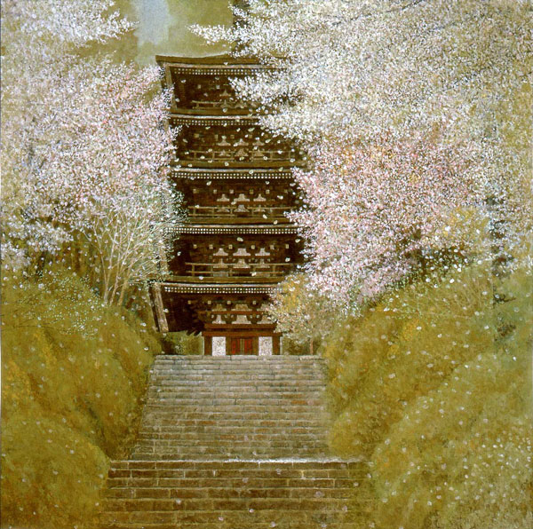 井上稔《室生桜花》画像