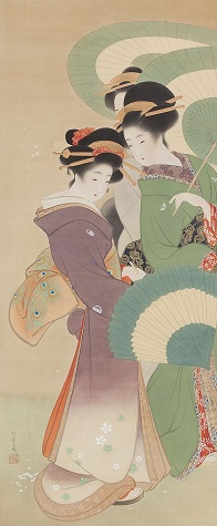 上村松園「三美人之図」画像