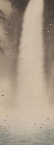 菱田春草「瀑布(流動)」画像