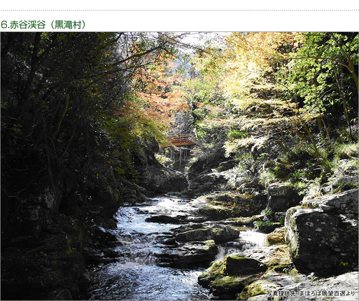 6.赤谷渓谷（黒滝村）