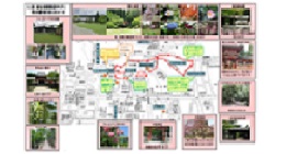 季節の植物を楽しむコースのマップ