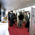 2階ギャラリーでのパネル展示の写真