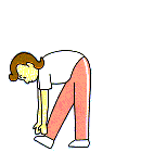 大腿背部のストレッチ