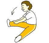 大腿背部のストレッチング