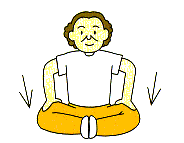 股関節のストレッチング