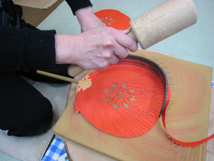奈良団扇作り見学 又は　奈良団扇作り体験画像