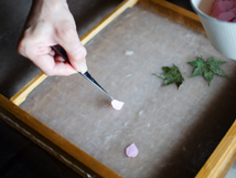 福西和紙本舗の手漉き和紙体験画像