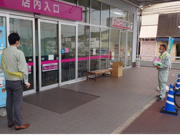 当日の様子（イオンいかるが店）