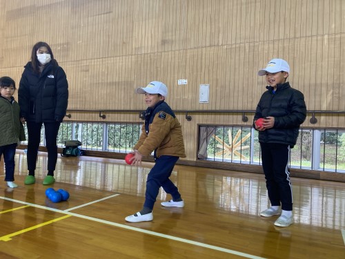 ボッチャ体験会写真1