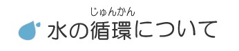 水の循環についてタイトルバー