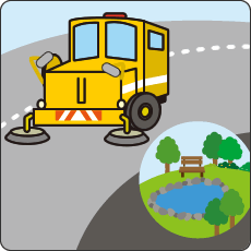 水を利用イラスト