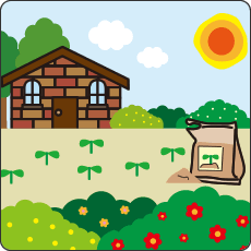 汚泥を利用イラスト