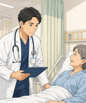 病棟で働く医師