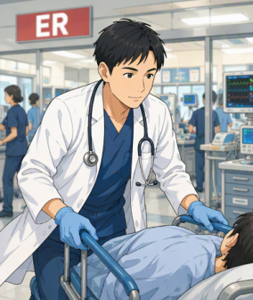 ERで働く医師