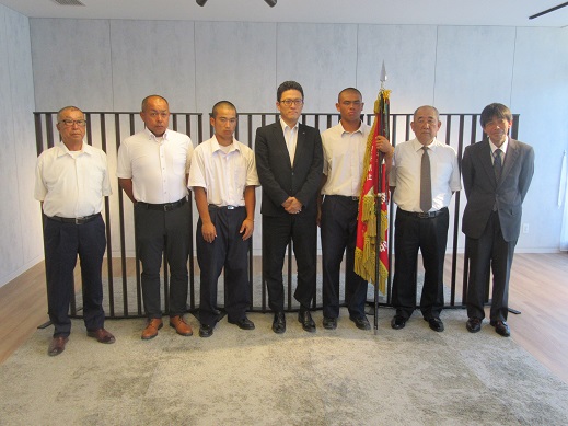 全国高校野球大会出場校の表敬訪問1