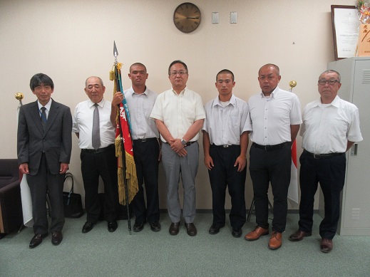 全国高校野球大会出場校の表敬訪問3