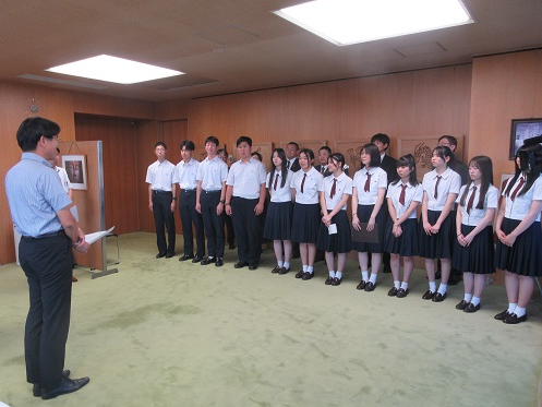 第11回マイナビキャリア甲子園優勝校の表敬訪問1