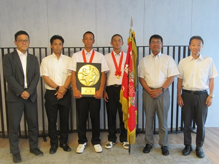 全国高等学校野球選手権大会出場校の表敬訪問1