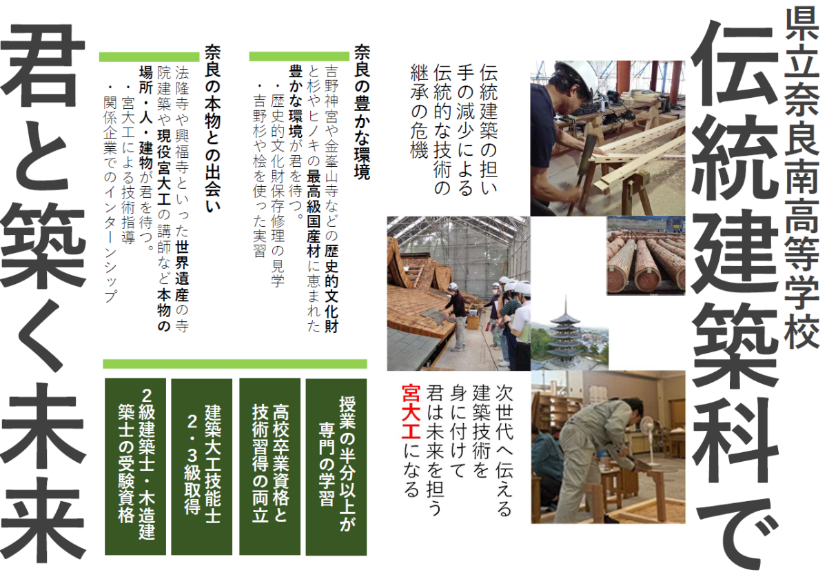 奈良南高等学校伝統建築科