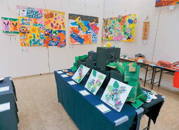 障害者作品展の様子