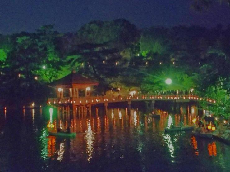 なら燈花会開催中の様子