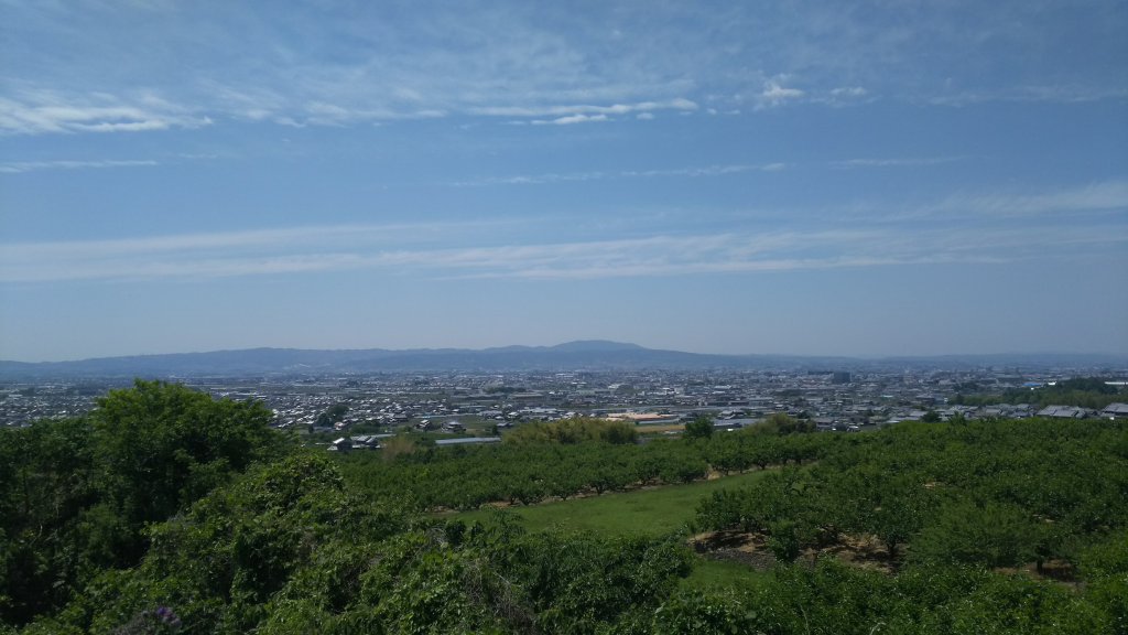 池の前からの眺め　北西1
