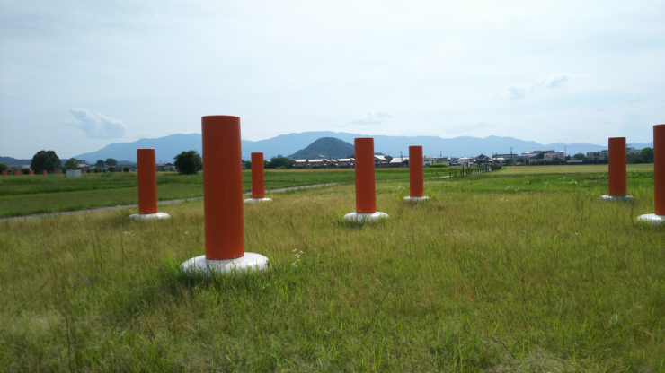 畝傍山への眺望