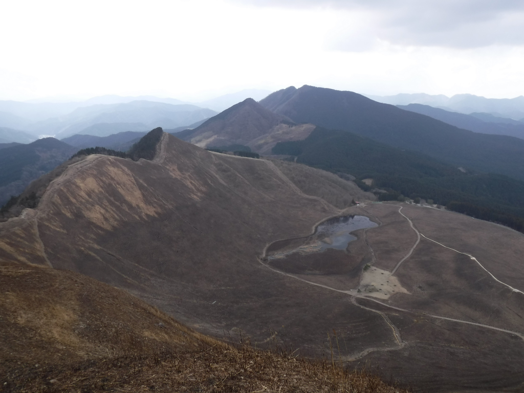 山焼き後の眺め