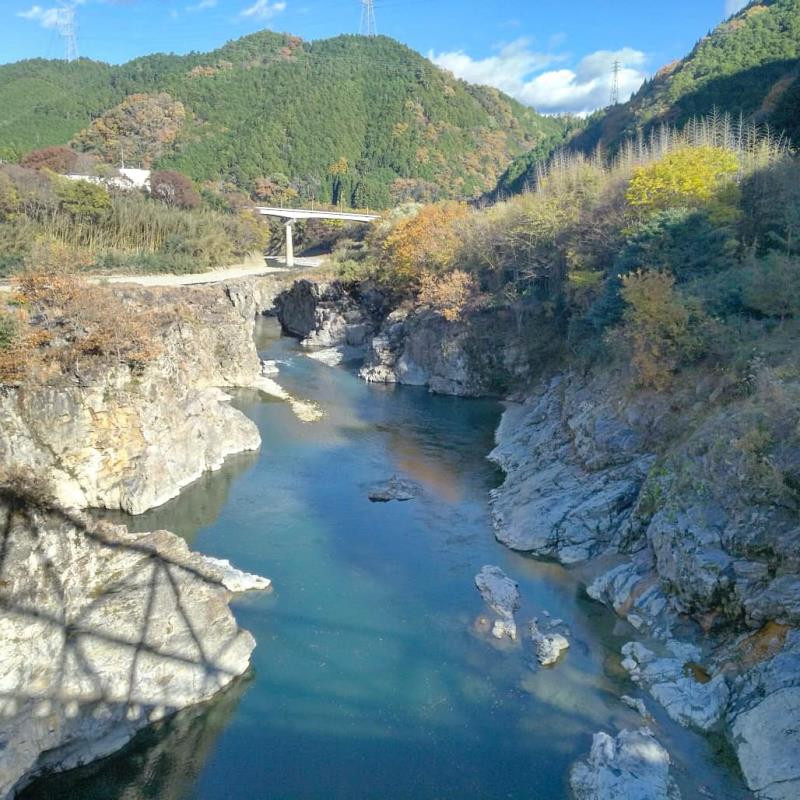 吉野川が眺望できる宮滝・柴橋2