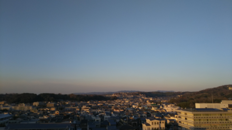 北側の眺め 市街地のパノラマ
