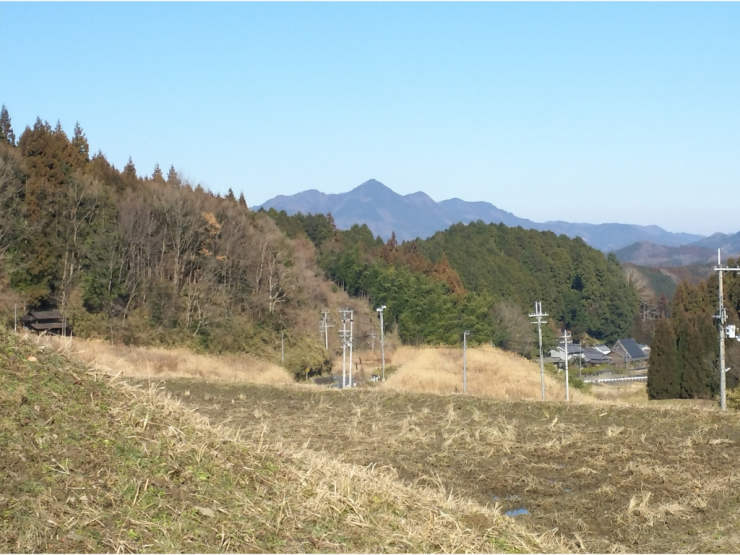 額井岳を眺望できる大宇陀嬉河原2