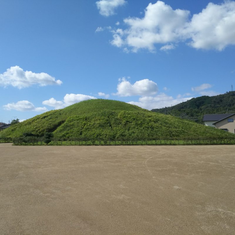 藤ノ木古墳を眺望できる法隆寺周辺2