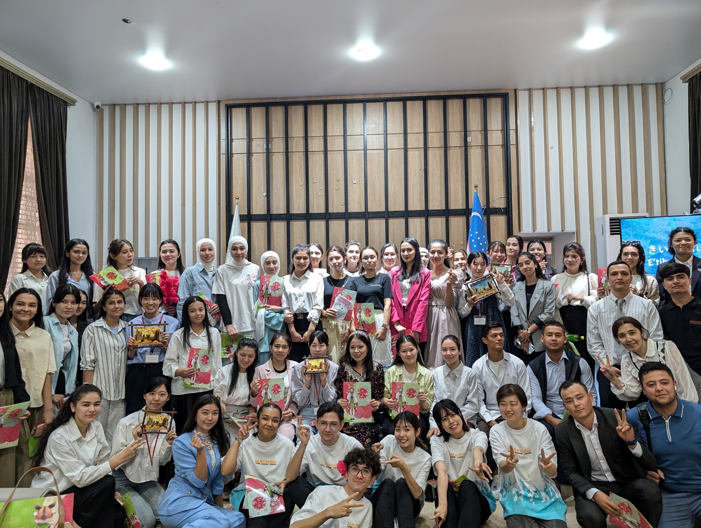 大学生派遣の様子