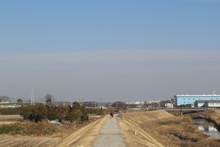 朱雀大路を体感できる羅城門橋付近