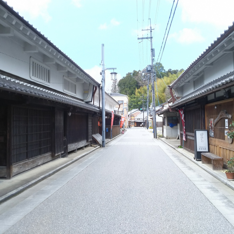 松山街道の街なみが残る宇陀松山地区酒蔵通り2