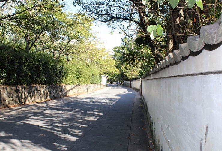 江戸時代の景観が残る郡山城跡