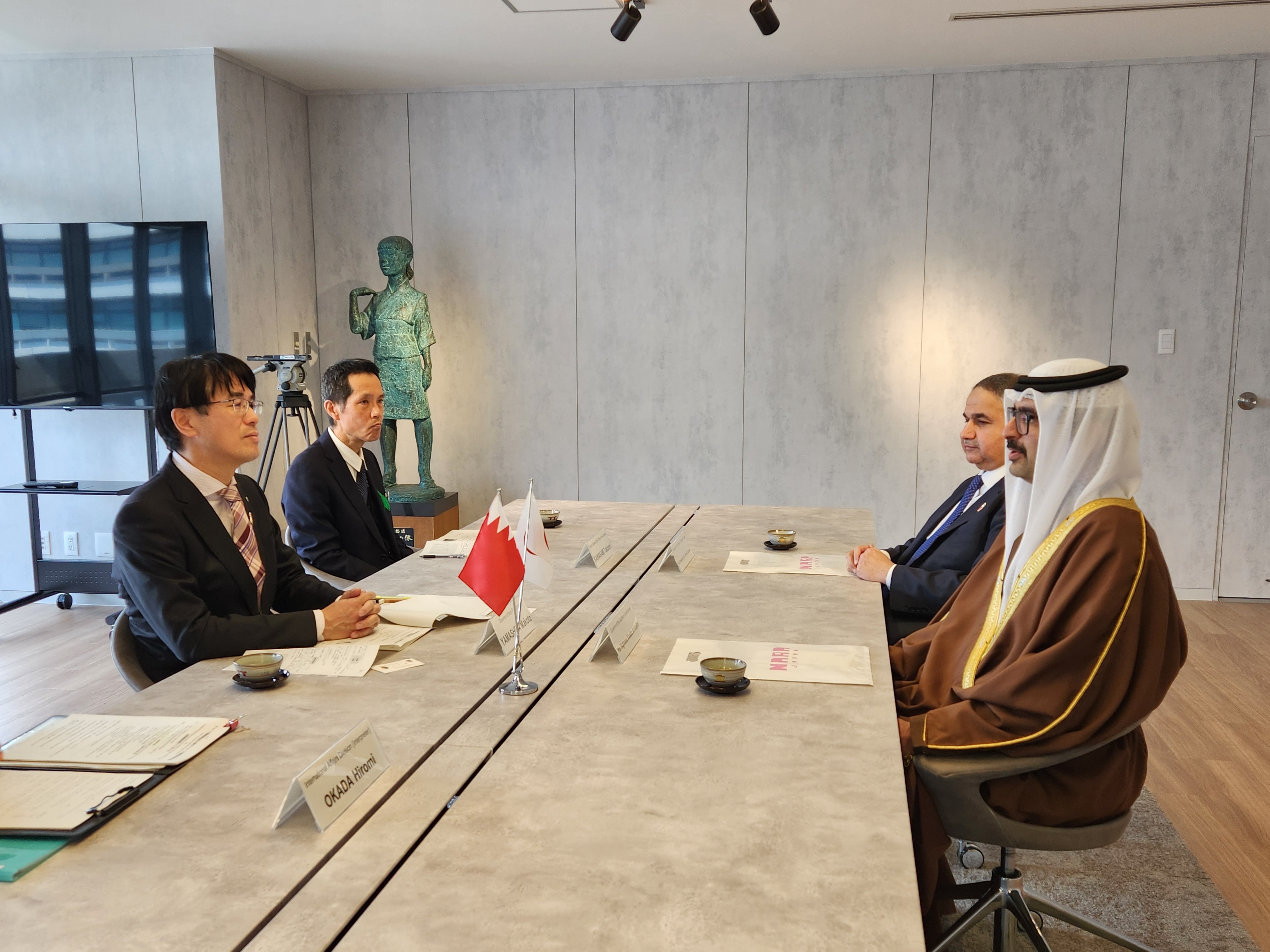 知事表敬訪問の様子