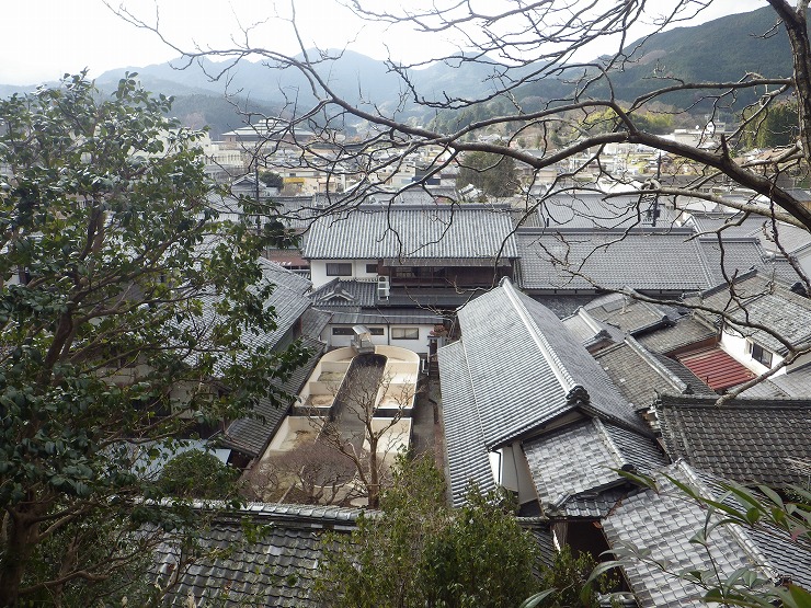 宇陀松山の町なみを望む森野旧薬園の画像2