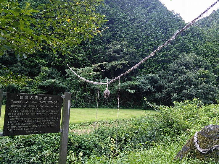 明日香村栢森の綱掛神事（女綱）1