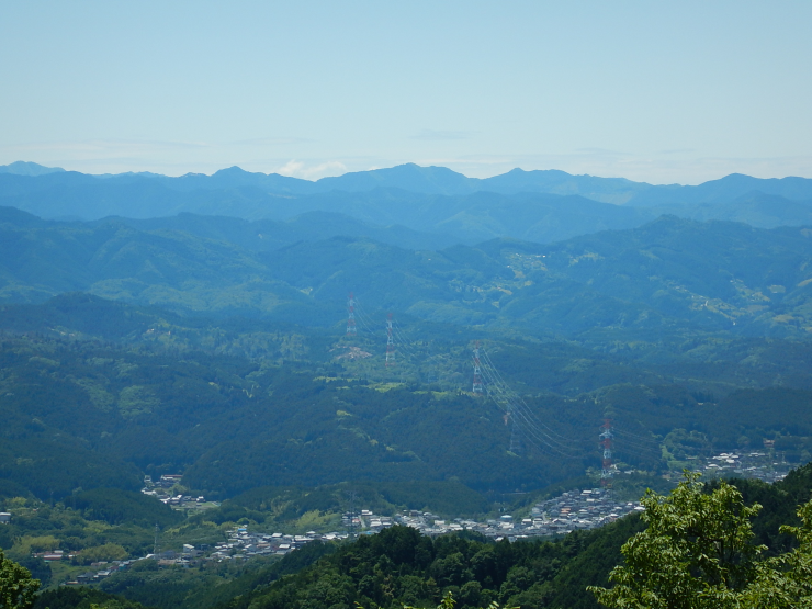 本丸からの南側への眺め