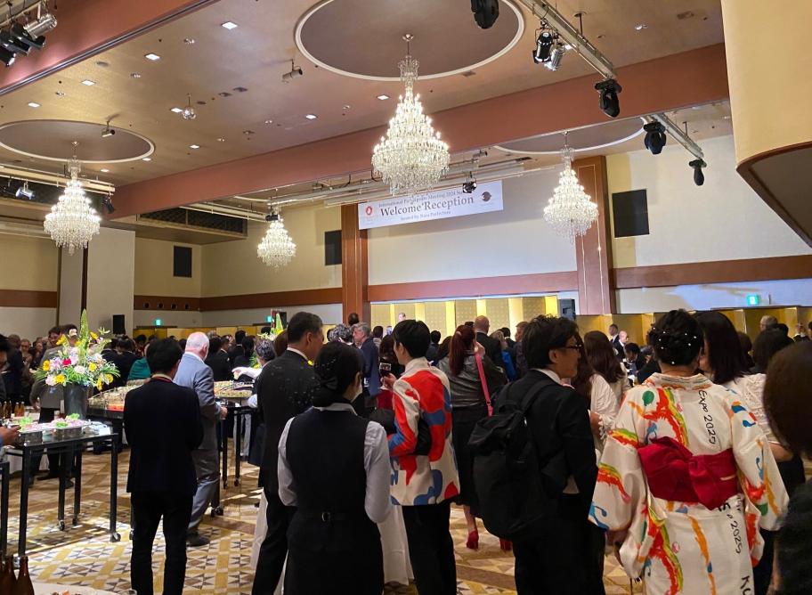 レセプションの様子