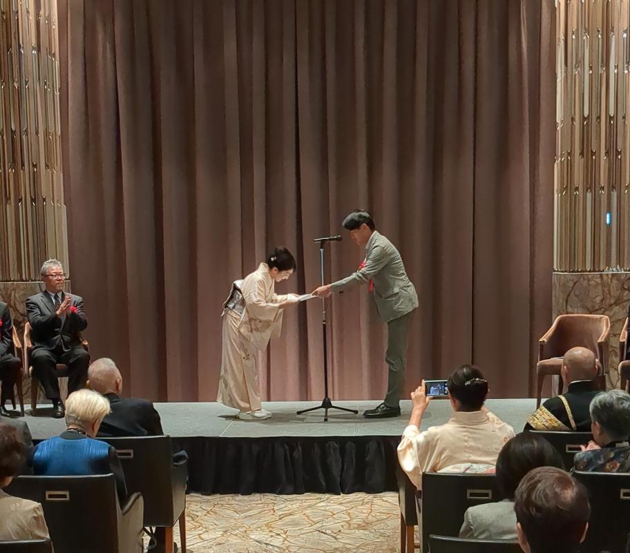 表彰の様子